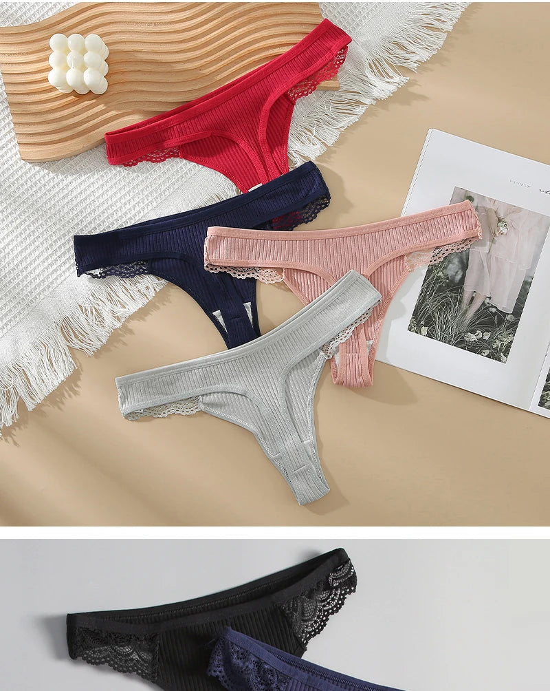 3 Pack Cotton Mix Antibacterial Women's Panties G-string Quick Drying Soft Underwear Breathable Panty The Clothing Company Sydney