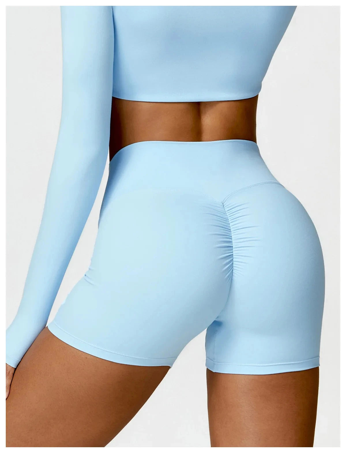 Women’s fitness cycling shorts by The Clothing Company Sydney, quick-dry soft high-waist bike leggings for yoga and training.