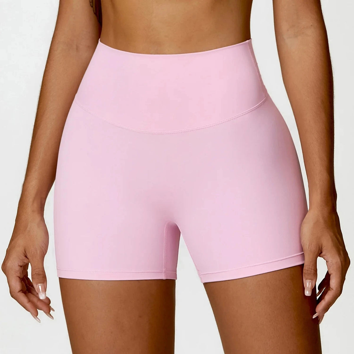 Women’s fitness cycling shorts by The Clothing Company Sydney, high waist, quick-dry, soft training leggings for yoga and biking.