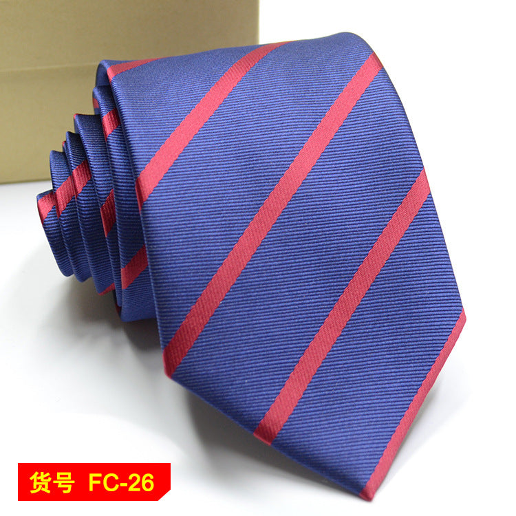 Men's Jacquard floral and solid neckties from The Clothing Company Sydney, featuring 7-8cm wide stylish accessories.