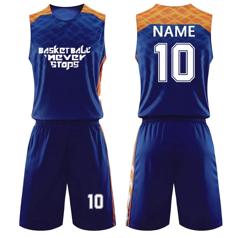 Customized reversible basketball jersey and shorts set for men, women, and kids, quick-drying sportswear from The Clothing Company Sydney