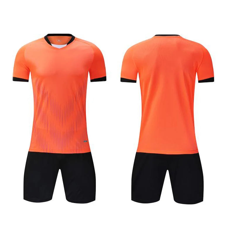 Adult kids customized football jersey and soccer uniform by The Clothing Company Sydney, quick-drying sportswear for team training.