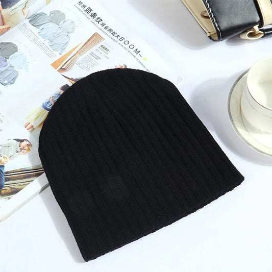 Skullies Beanies Keep Warm Unisex Hip Hop Black White Gray Winter Men Beanie Women Knitted Hat The Clothing Company Sydney