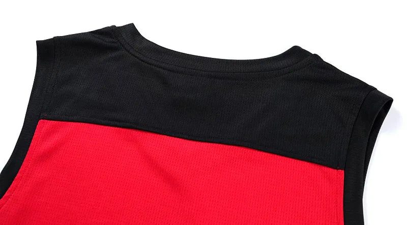 Two-piece basketball jersey and shorts set by The Clothing Company Sydney, featuring a blank custom sportswear uniform for men, women, and kids.