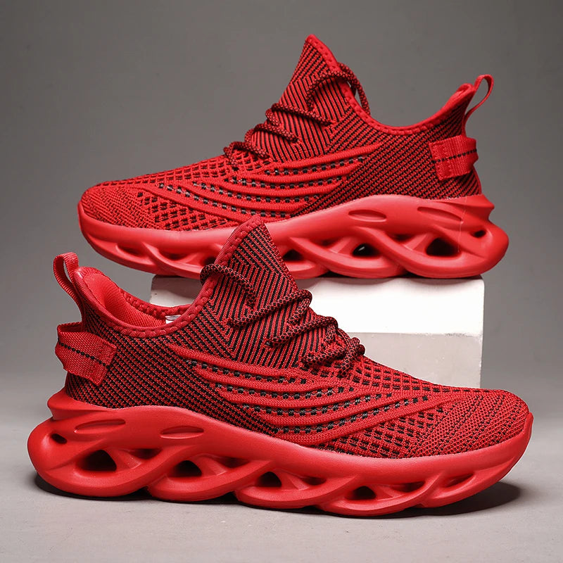 Men's breathable running sneakers from The Clothing Company Sydney, outdoor non-slip casual sports shoes, comfortable for everyday wear.