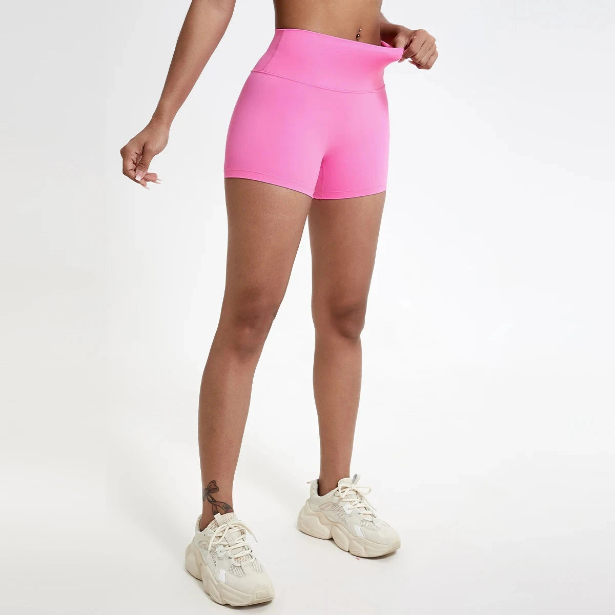 Women's high waist fitness leggings by The Clothing Company Sydney, designed for running, yoga, and workout cycling activities.