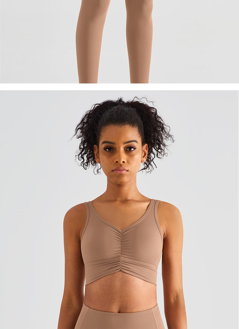 Workout Clothes Yoga Set Two Piece Gym Sport Bra With High Waist Leggings Crop Top Sport Set Women's Outfits The Clothing Company Sydney