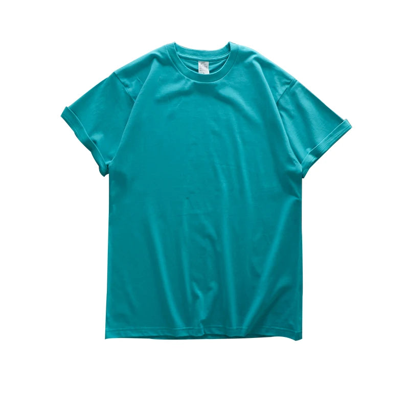 Men's oversized 280gsm heavy cotton summer T-shirt from The Clothing Company Sydney, short sleeve casual tee in natural fabric.