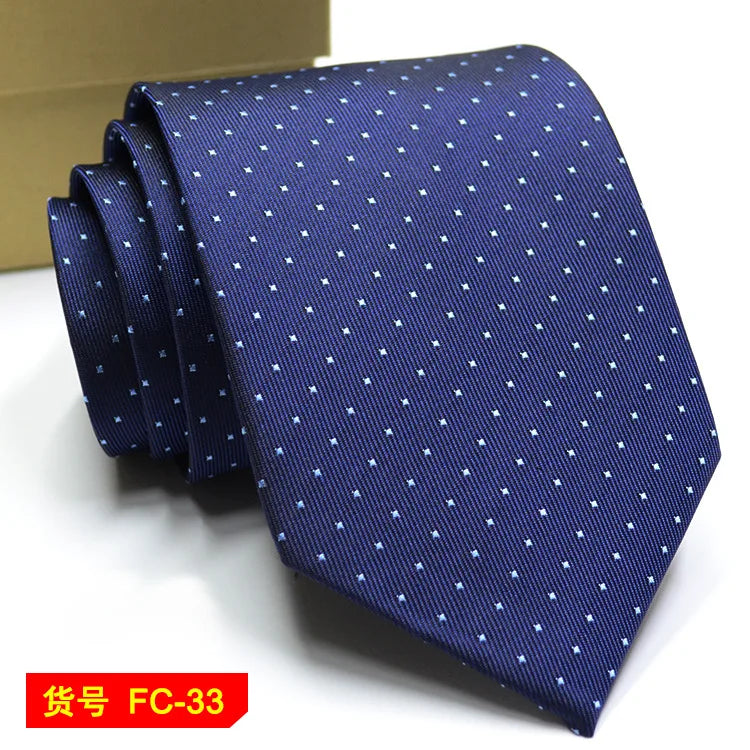 Men's floral and solid jacquard ties from The Clothing Company Sydney, featuring 7-8cm width and intricate woven patterns.