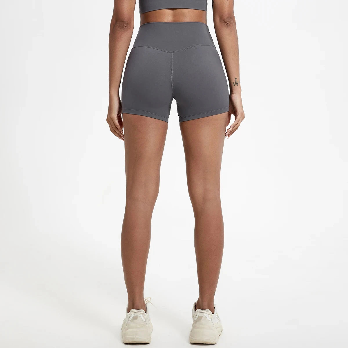 Women's high waist gym leggings by The Clothing Company Sydney, slim fit workout shorts for running and cycling, breathable fitness wear