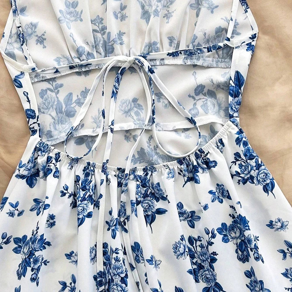 Women's Floral Square Neck Mini Dress - Summer Sleeveless Cami The Clothing Company Sydney