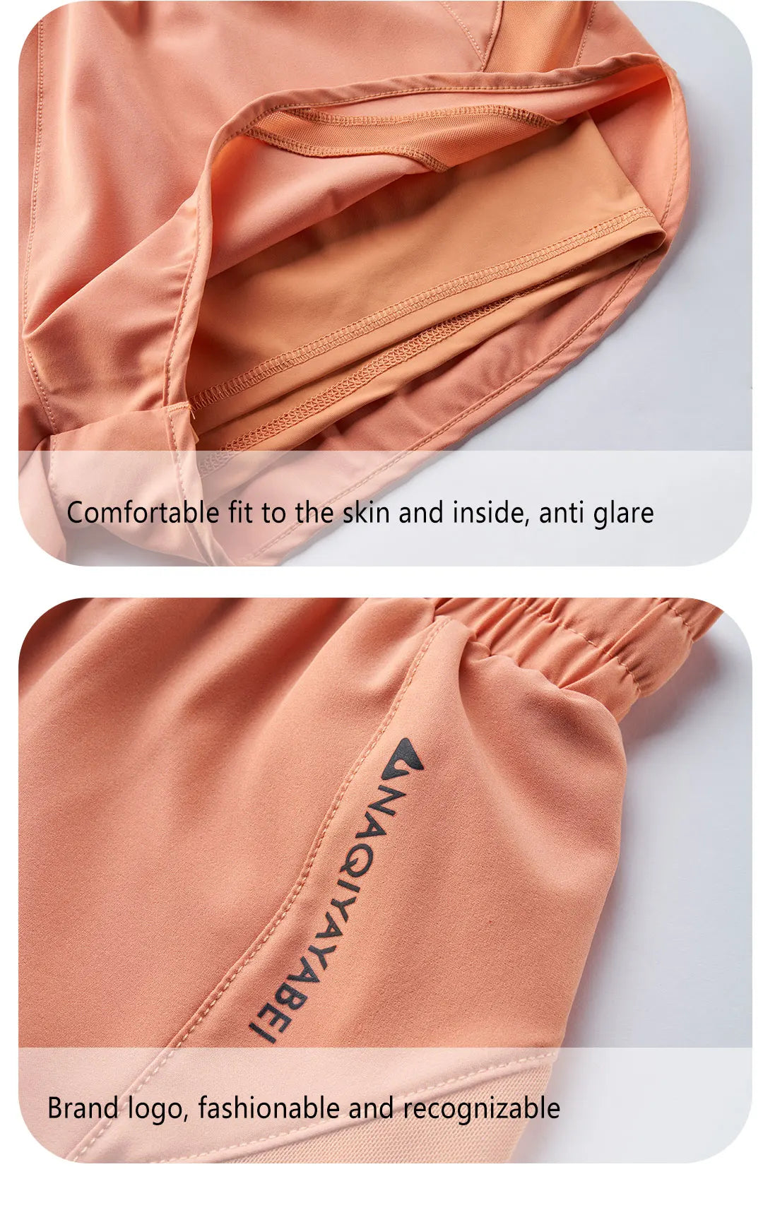 Women’s fitness yoga shorts by The Clothing Company Sydney, athletic running and gym workout bottoms, activewear for women.