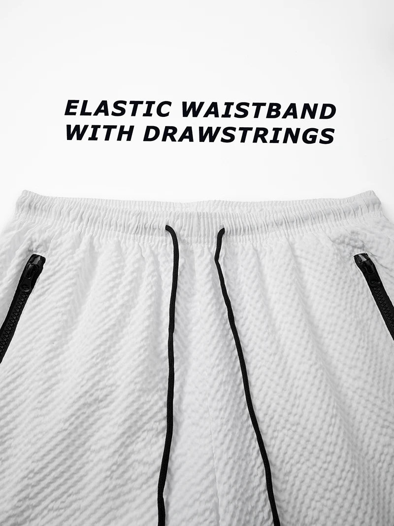 Men's beach mesh liner summer board shorts with zipper pockets, quick-dry swim trunks by The Clothing Company Sydney.