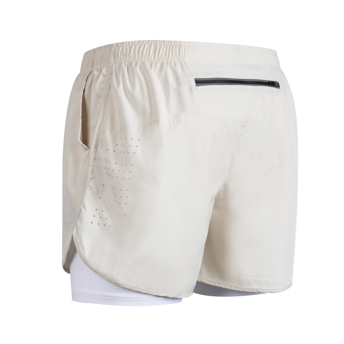Men's lightweight athletic gym running shorts with liner, pockets, towel loop, and breathable quick-dry fabric by The Clothing Company Sydney.