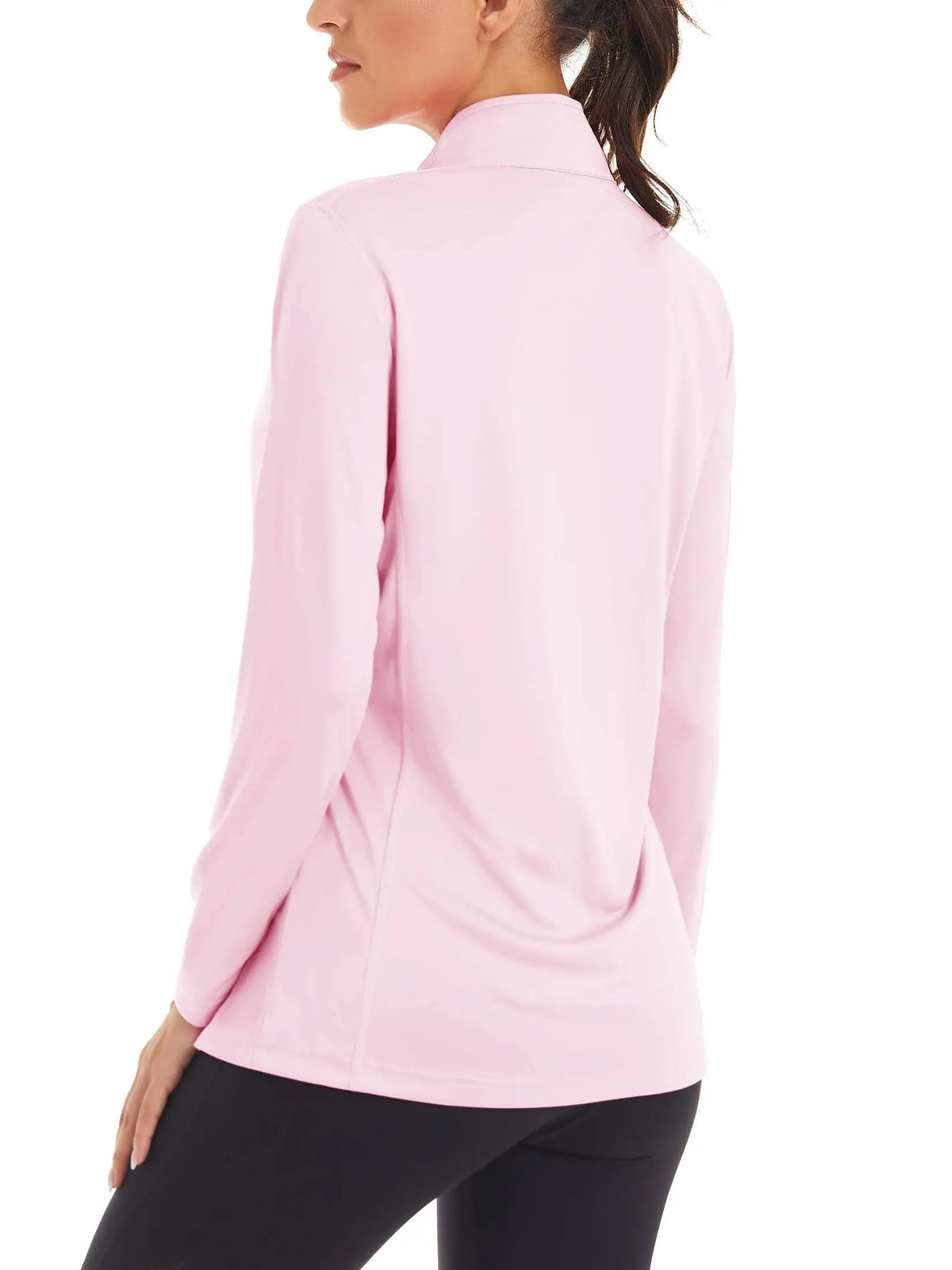 Women’s UPF 50+ quick dry long sleeve T-shirt by The Clothing Company Sydney, ideal for sun protection during outdoor activities.
