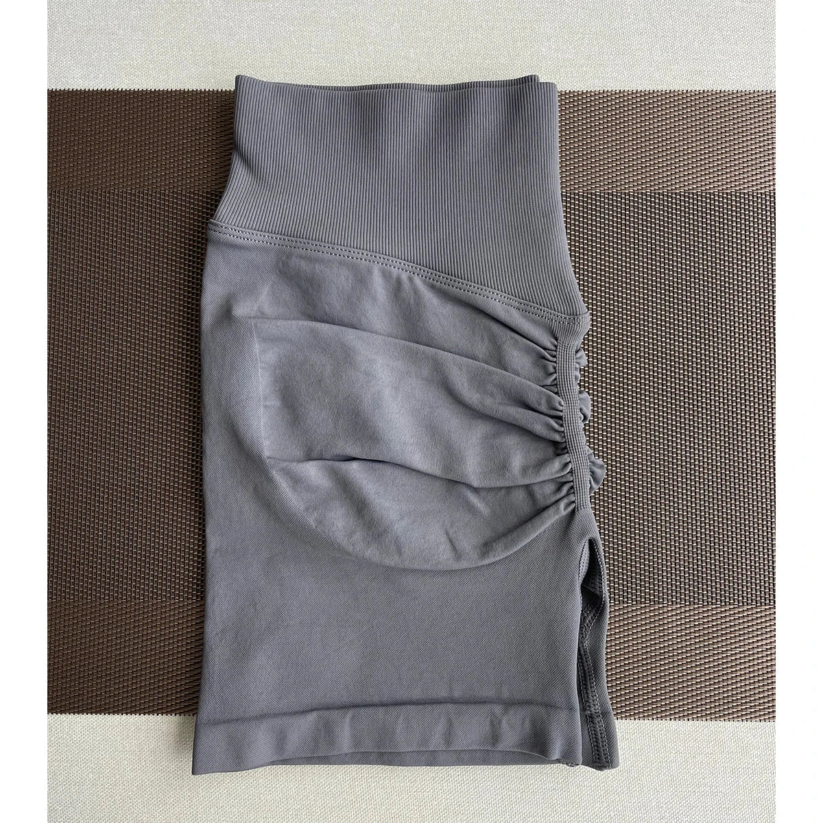Women's solid seamless half pants by The Clothing Company Sydney, soft fitness shorts for yoga, gym, running, and cycling activities.