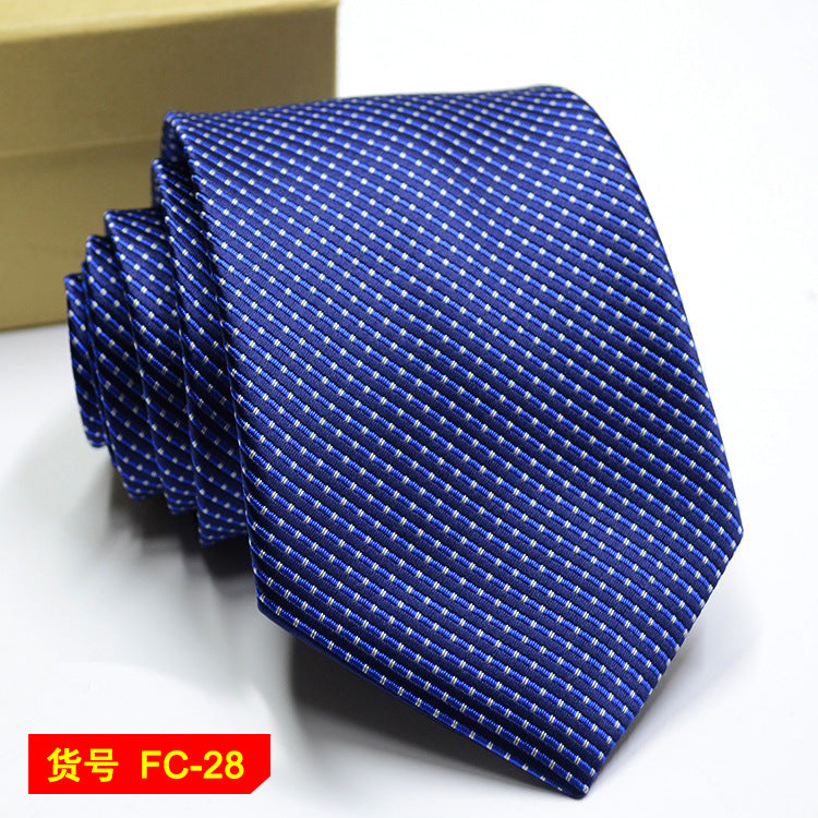 Men's Jacquard neckties from The Clothing Company Sydney featuring floral and solid patterns, 7-8cm wide accessories.