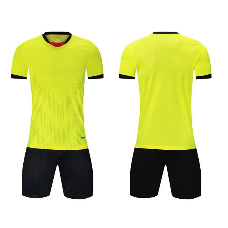 Adult kids football jerseys and soccer uniform set by The Clothing Company Sydney, quick-drying sportswear for team training.