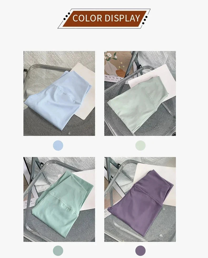 High waist breathable yoga leggings by The Clothing Company Sydney, suitable for fitness, running, cycling, and workouts.
