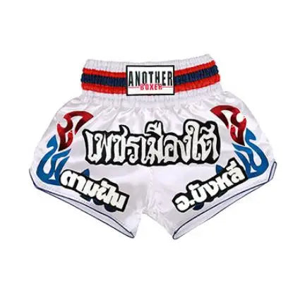 Men's boxing shorts from The Clothing Company Sydney, kickboxing and Muay Thai fight pants for martial arts training and gym workouts.