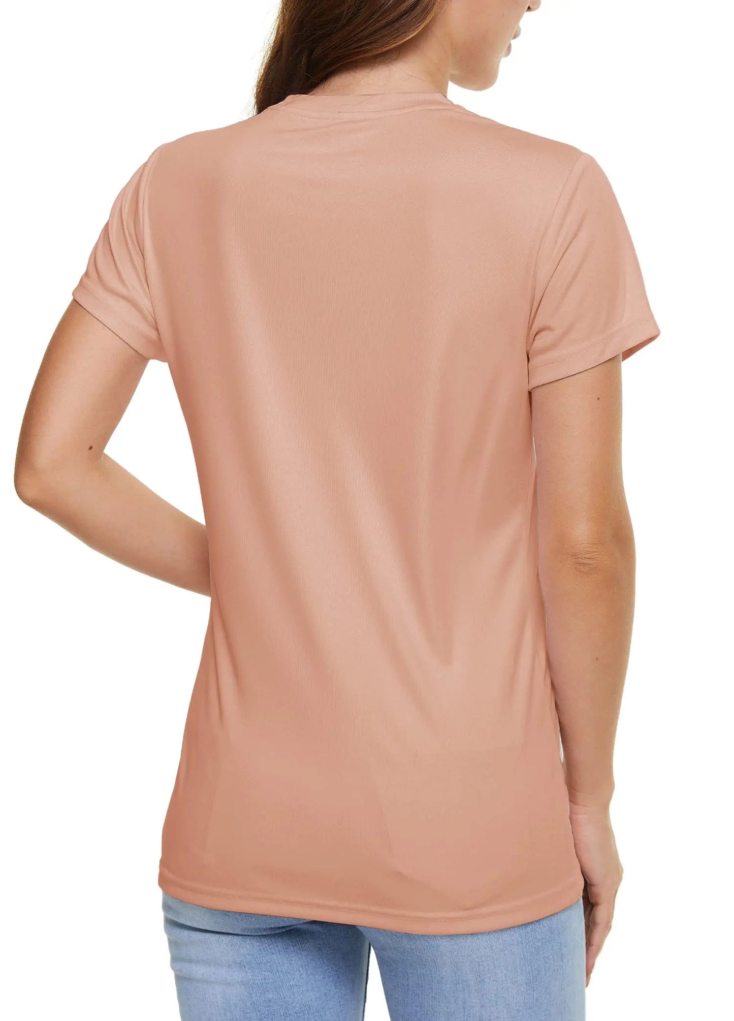 Summer Casual T-shirts UPF 50+ Quick Dry Womens Skin Sun Protection T-shirt Outdoor Running Swim Athletic T shirts Tops - The Clothing Company Sydney