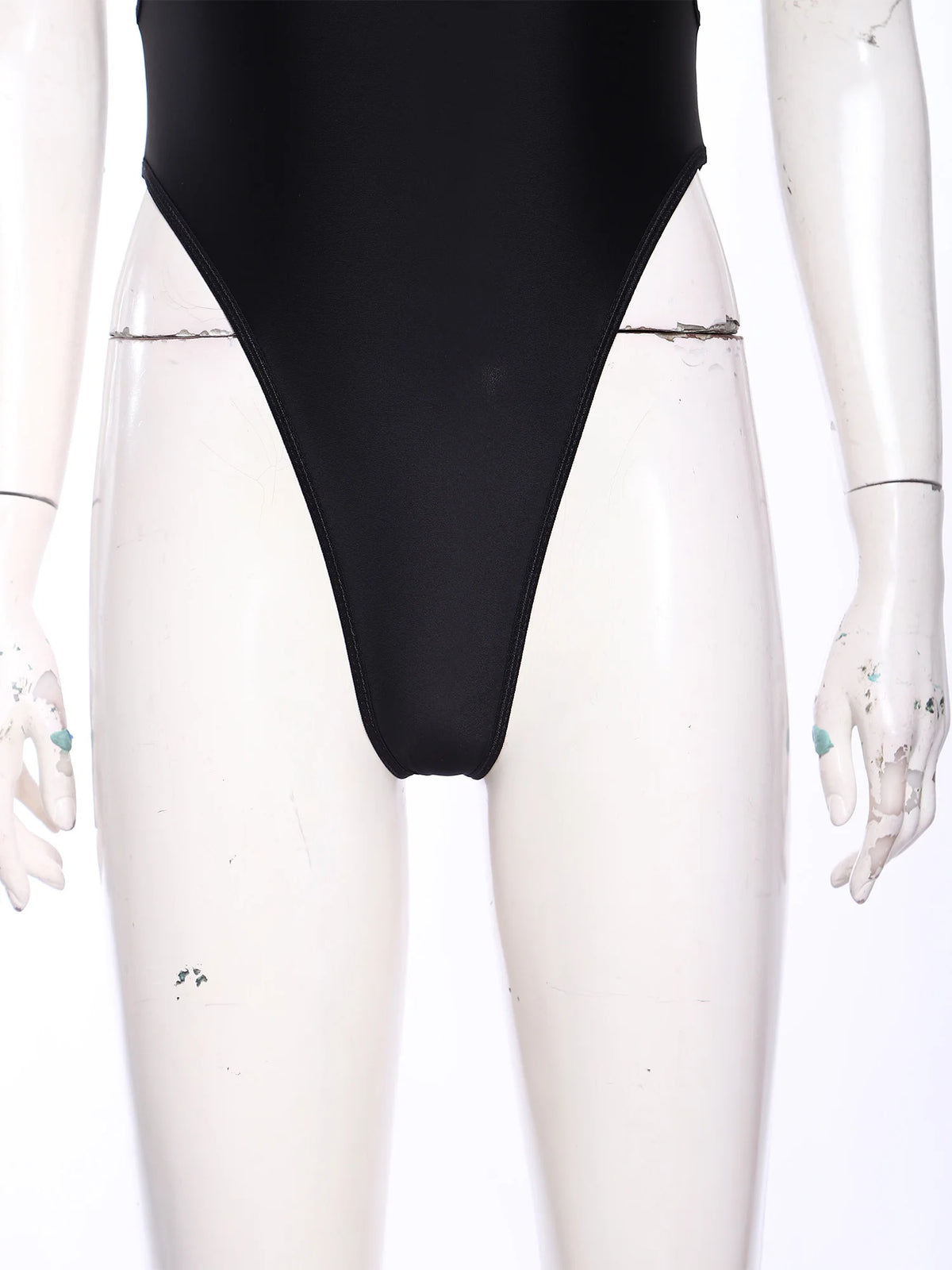 Women's micro bikini swimsuit by The Clothing Company Sydney, sleeveless beachwear one-piece with a fitted bodysuit design.