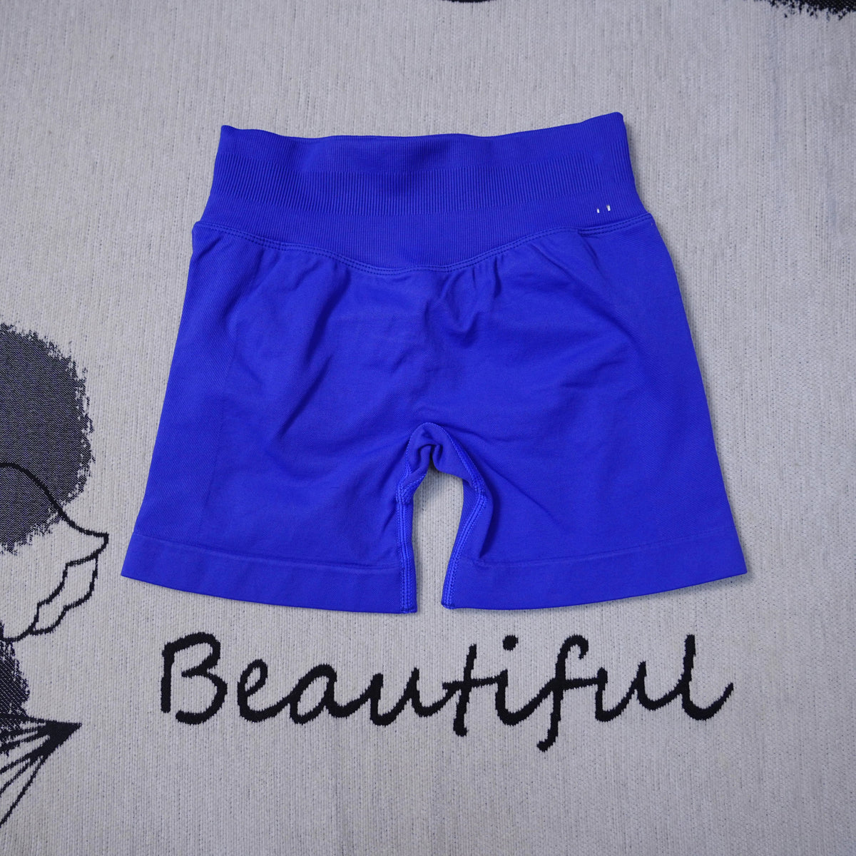 Women's high waisted seamless yoga shorts by The Clothing Company Sydney, breathable with a 4.5-inch inseam for gym and running workouts.