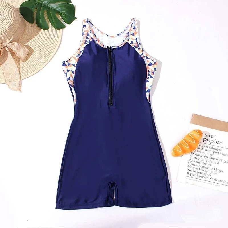 Women's one-piece swimsuit bodysuit for swimming and beachwear by The Clothing Company Sydney