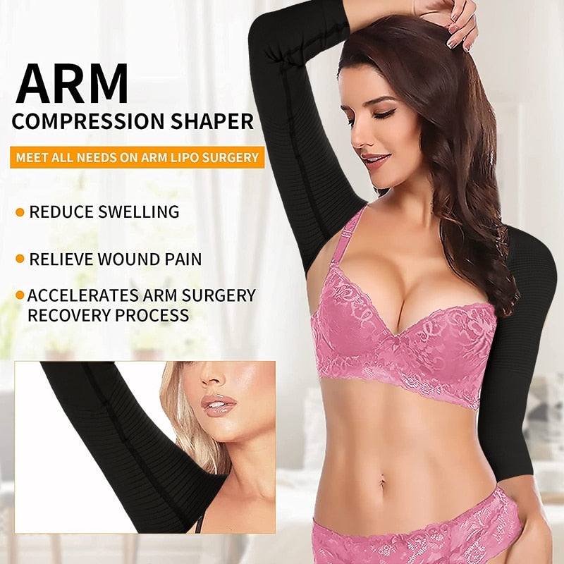 The Clothing Company Sydney arm shaper back support and shoulder corrector shapewear, designed to improve posture and reduce arm and back bulges.