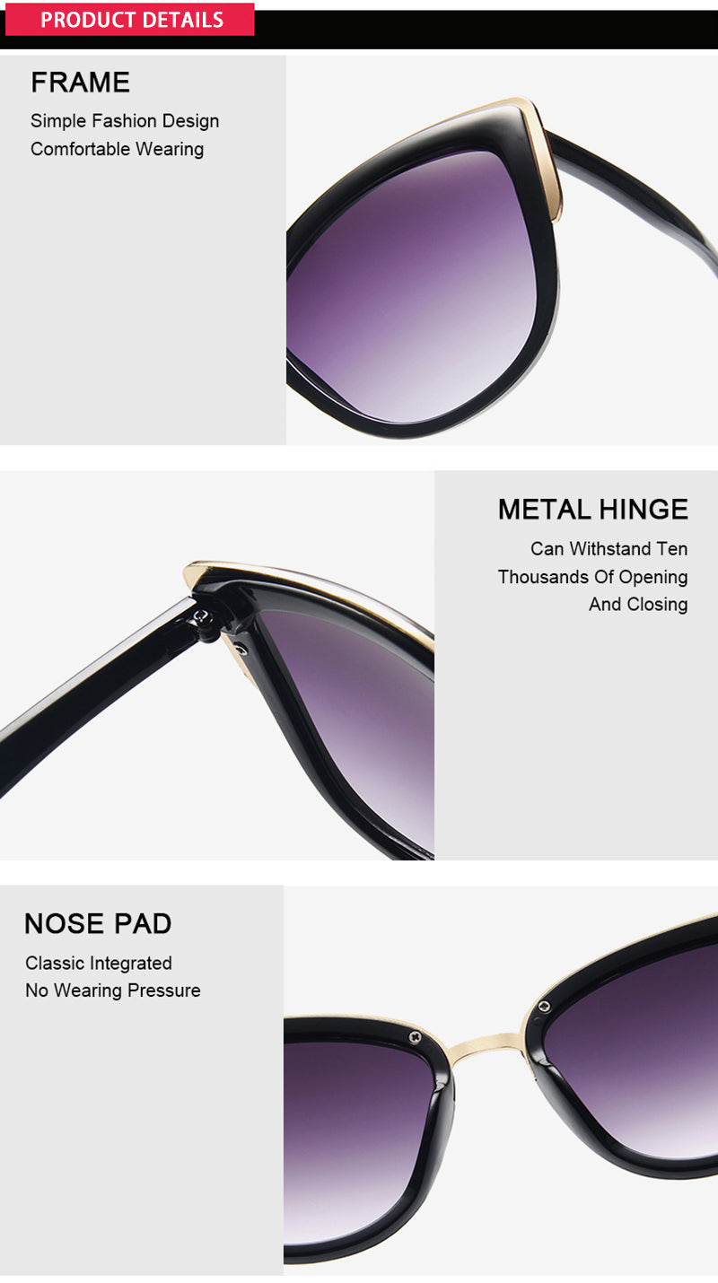 Vintage Cateye women’s sunglasses by The Clothing Company Sydney with leopard print frames and UV400 anti-glare lenses.