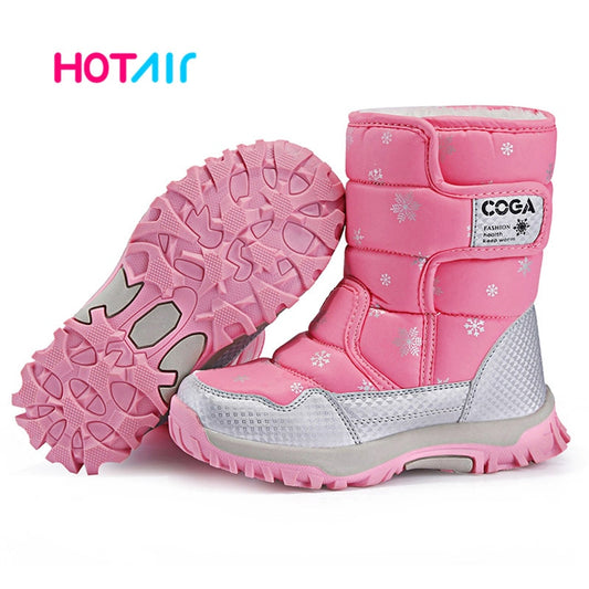 Girls shoes Pink style Kids snow winter warm fur antiskid outsole size 27 to 38 children Boots For Girls The Clothing Company Sydney