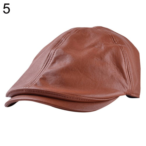 Cotton plaid flat cap from The Clothing Company Sydney, stylish newsboy style summer sun hat for men and women.