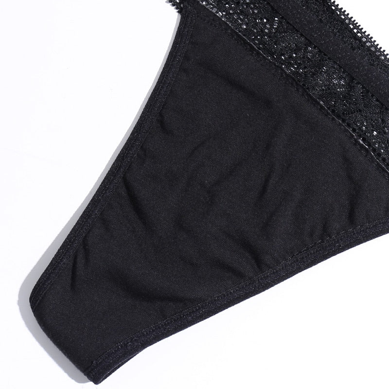 Women’s leakproof menstrual panties by The Clothing Company Sydney, four-layer low waist thong underwear with leakproof design.