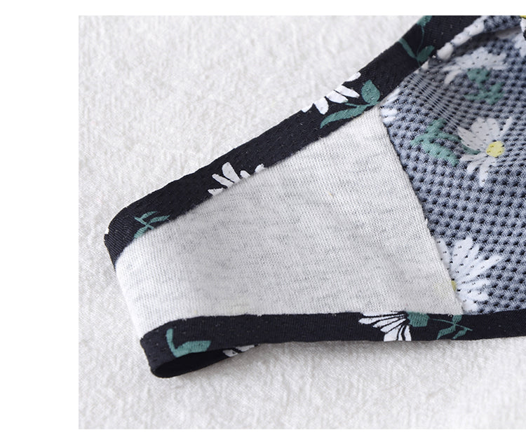 Floral Print Lingerie Panties Low-waist Nylon Panties Seamless Breathable Underwear G String Intimates Briefs The Clothing Company Sydney