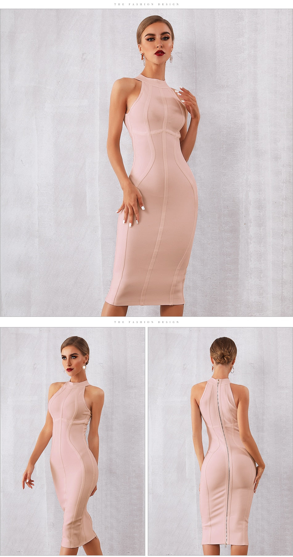 Elegant white women's bodycon bandage dress by The Clothing Company Sydney, sleeveless tank style perfect for summer parties.