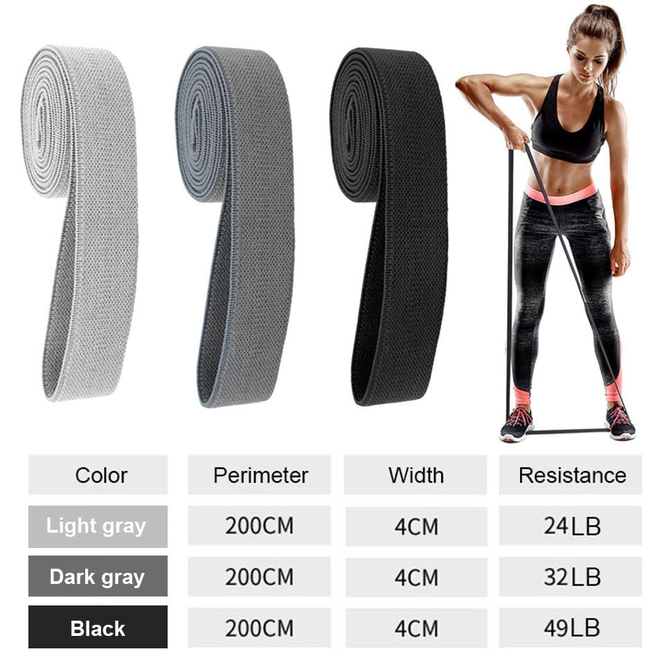 Durable Circle Band Yoga Anti-slip Gym Fitness Rubber Band Exercise Braided Elastic Band Hip Lifting Resistance Band The Clothing Company Sydney