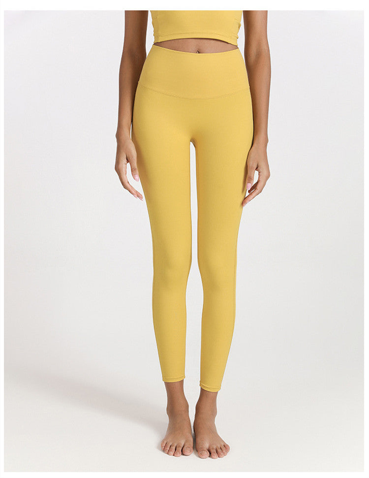 High waist yoga leggings with large hidden pocket, soft quick-dry fabric, elastic fit, by The Clothing Company Sydney.