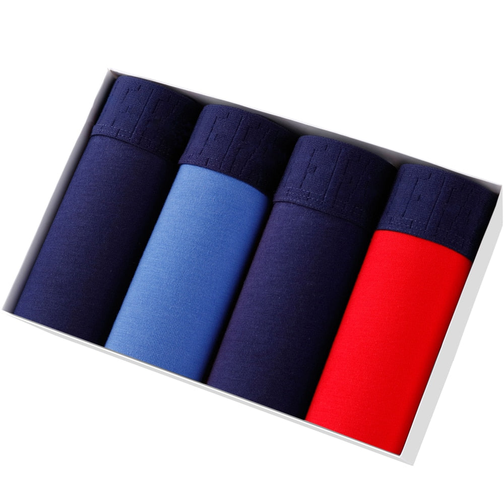 4 Pack Set Men's Boxer Shorts Soft Boxers Panties Underpants Male Cotton Trunks Underwear Boxershorts The Clothing Company Sydney
