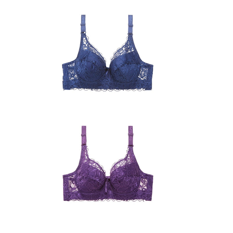 Plus size lace push-up bra from The Clothing Company Sydney featuring backless bralette style lingerie.
