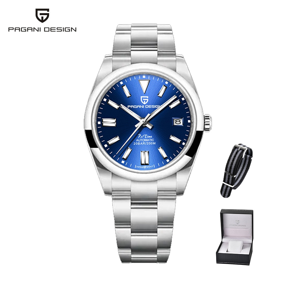 Pagani Design Automatic Men's Watch Stainless Steel Simple Mechanical Wriswatch Japanese Sports Luxury Sapphire Watch The Clothing Company Sydney