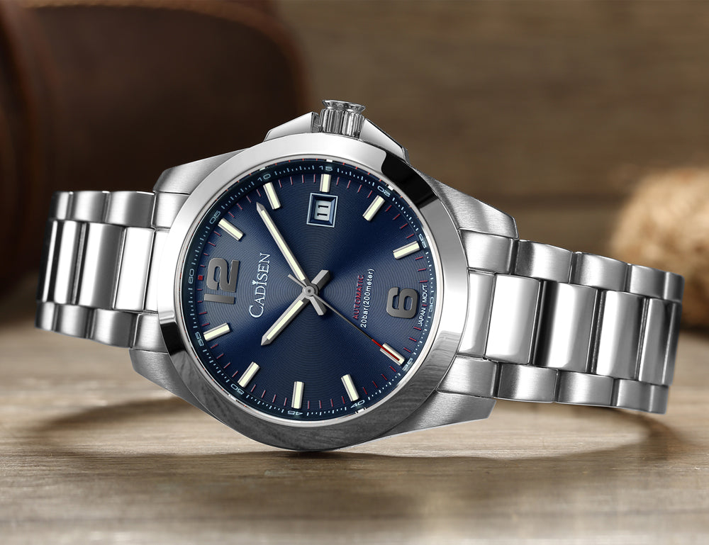 Cadisen New 39mm Men's Automatic Mechanical Watch Classic Retro 200m Waterproof Business Sports MIYOTA 8215 Watches The Clothing Company Sydney