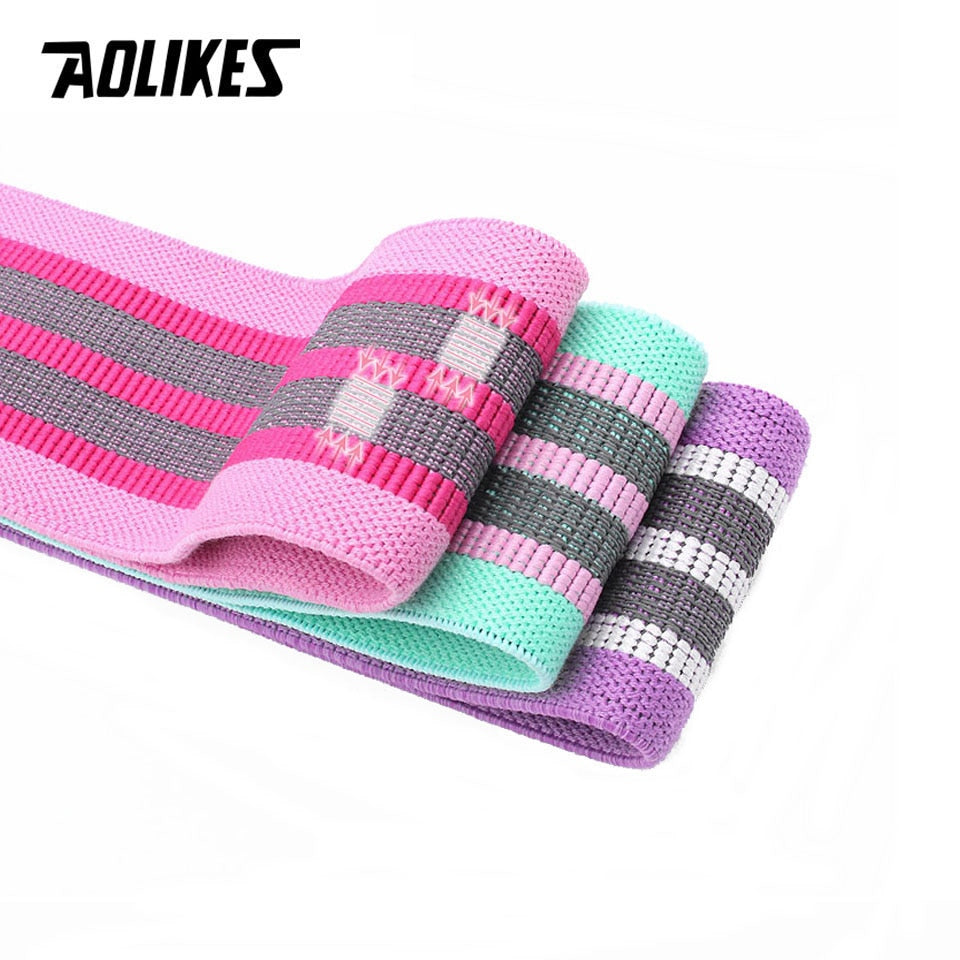 Durable Circle Band Yoga Anti-slip Gym Fitness Rubber Band Exercise Braided Elastic Band Hip Lifting Resistance Band The Clothing Company Sydney
