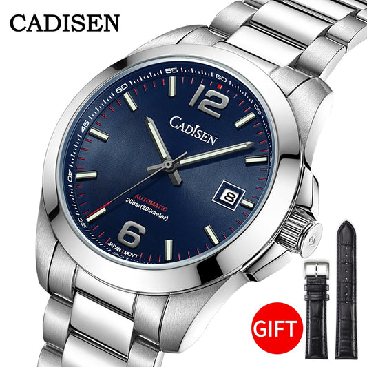 Cadisen New 39mm Men's Automatic Mechanical Watch Classic Retro 200m Waterproof Business Sports MIYOTA 8215 Watches The Clothing Company Sydney