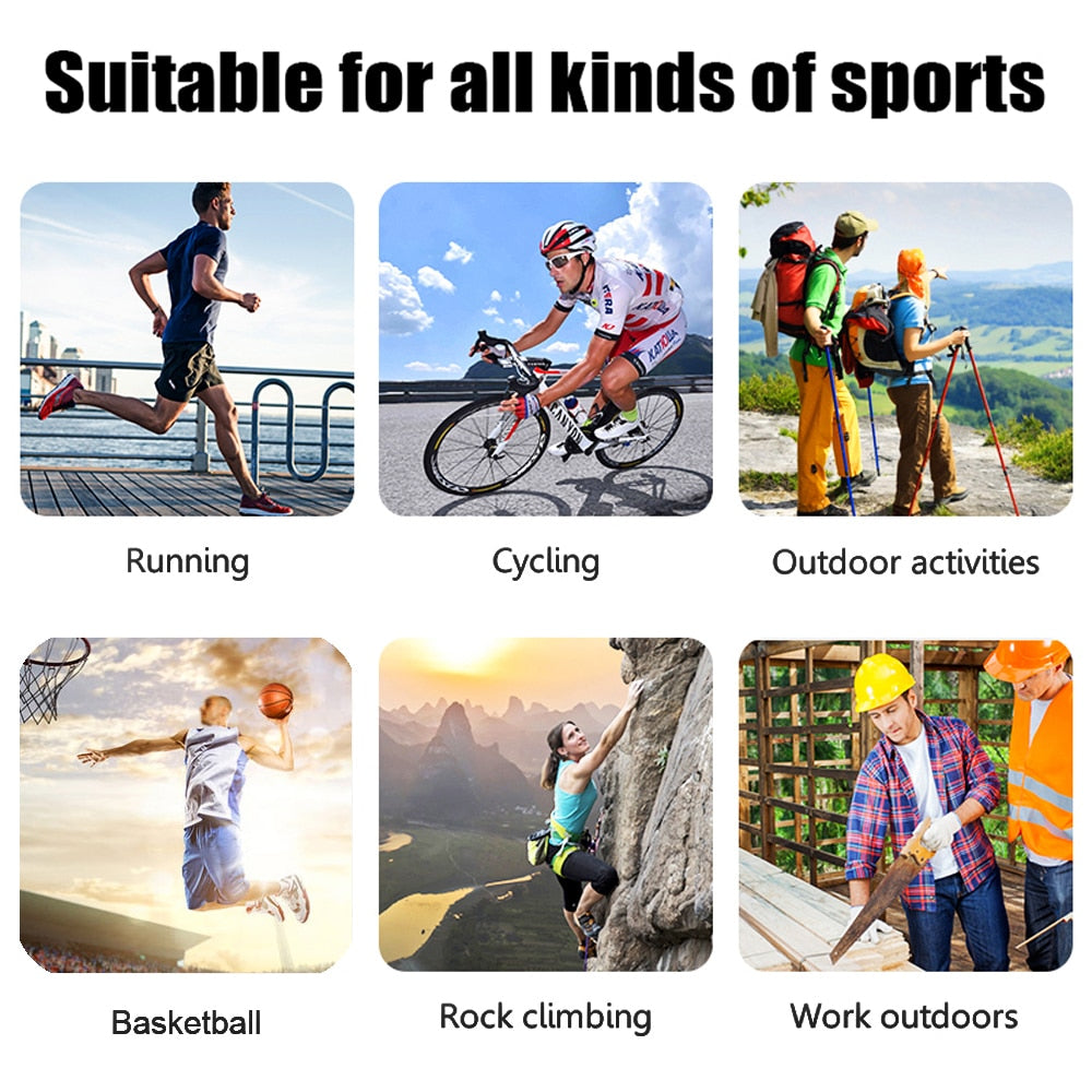 Sports Anti-slip Full Length Compression Leg Sleeves Calf Shin Splint Support Protector for Cycling Running Basketball Golf Sleeve The Clothing Company Sydney