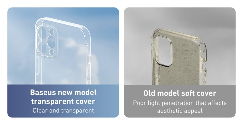 Transparent phone case for iPhone 12, 11, 13, 14, 13 Pro Max, and Mini with full lens protection, by The Clothing Company Sydney.