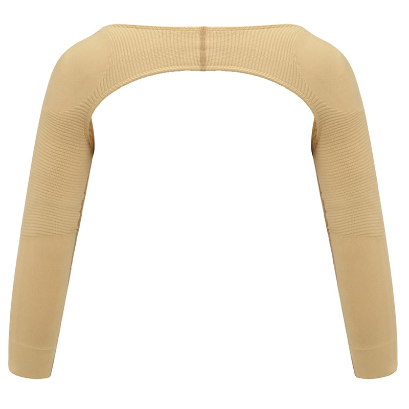 The Clothing Company Sydney arm shaper and back support shapewear with shoulder corrector and anti-cellulite design, black, form-fitting.