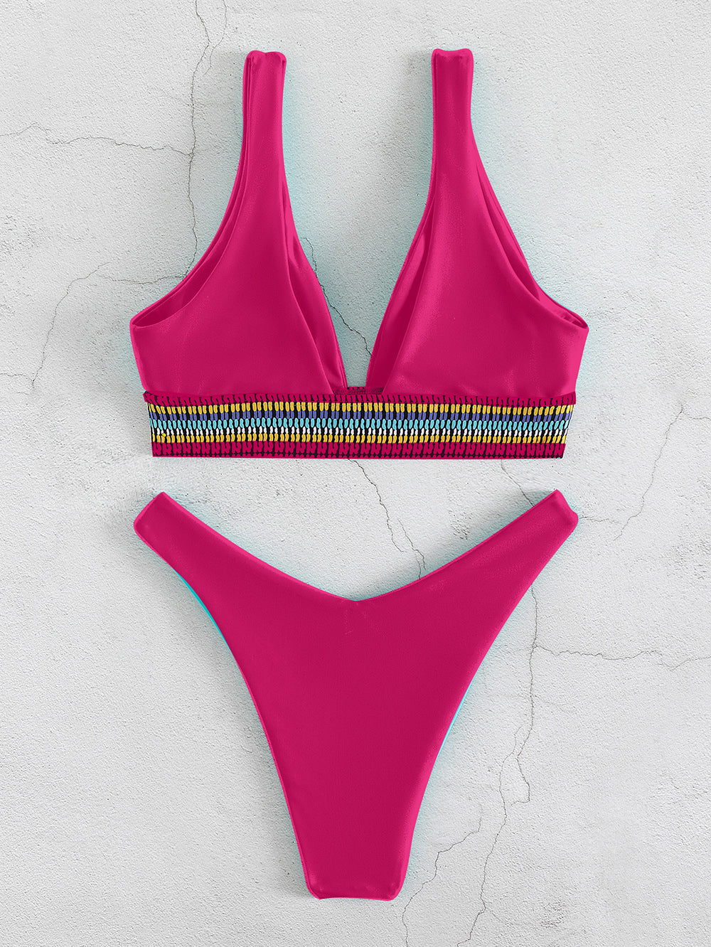 2 Piece Swimwear Swimsuit Brazilian High Waist Bikinis Set Bathing Suit Swim for Summer Beach Wear The Clothing Company Sydney