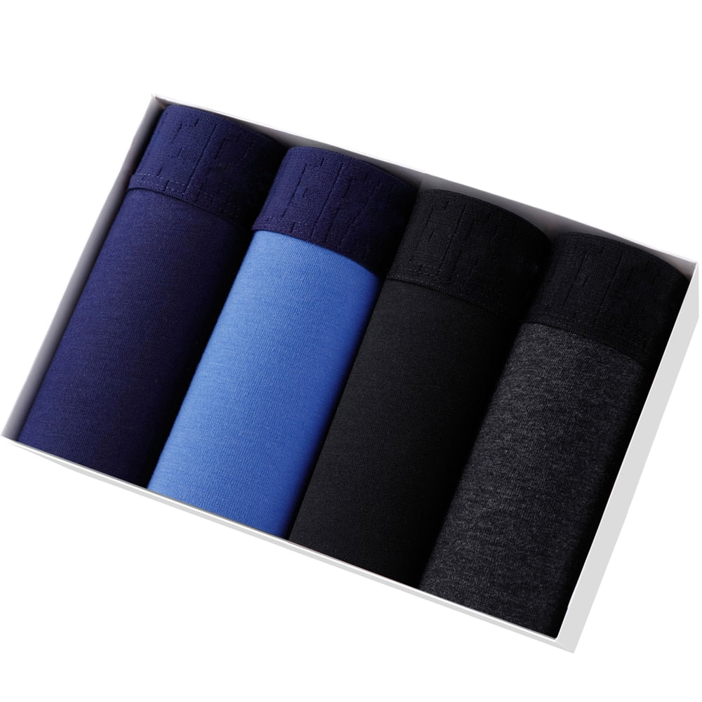 4 Pack Set Men's Boxer Shorts Soft Boxers Panties Underpants Male Cotton Trunks Underwear Boxershorts The Clothing Company Sydney
