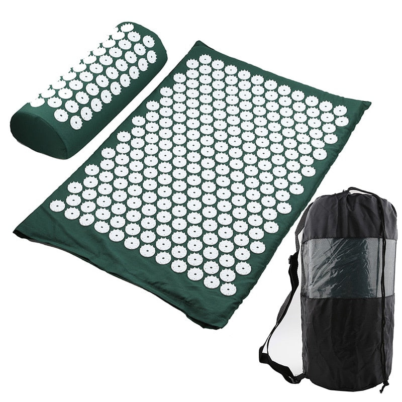 Acupressure Mat Massage Relieve Stress Back Body Pain Spike Cushion Yoga Acupuncture Mat The Clothing Company Sydney