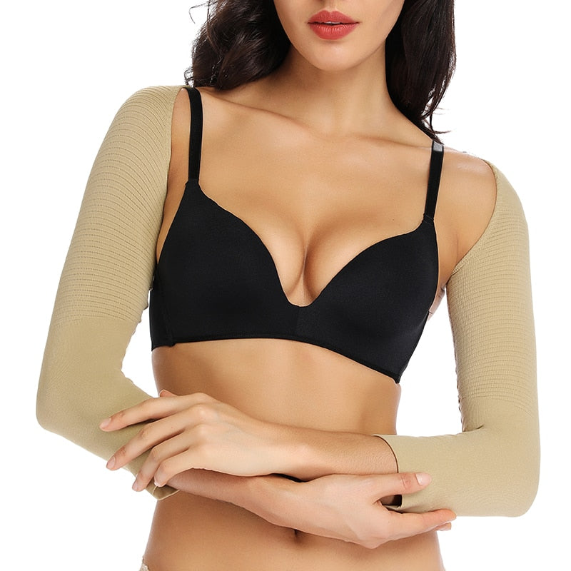 The Clothing Company Sydney arm shaper back support shapewear with shoulder corrector and anti-cellulite design for body contouring.
